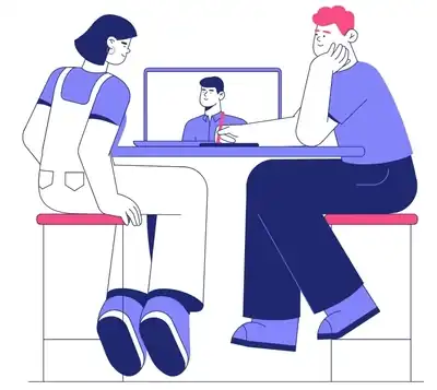 Live Learning Session Illustration
